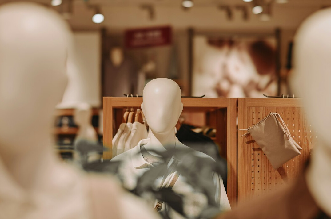 security camera in retail store