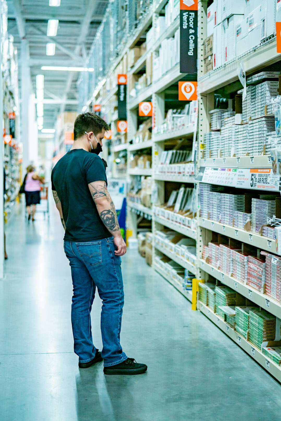 supermarket aisle security