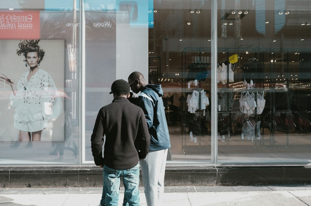 store detective observing customers